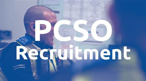 pcso recruitment